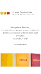 Mobile Screenshot of praxis-rutke-jablonka.de
